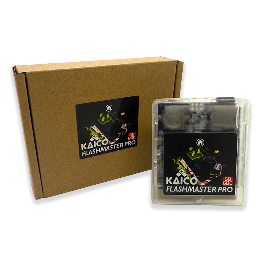 box for gb/gbc flash cart, supports save states and homebrew
