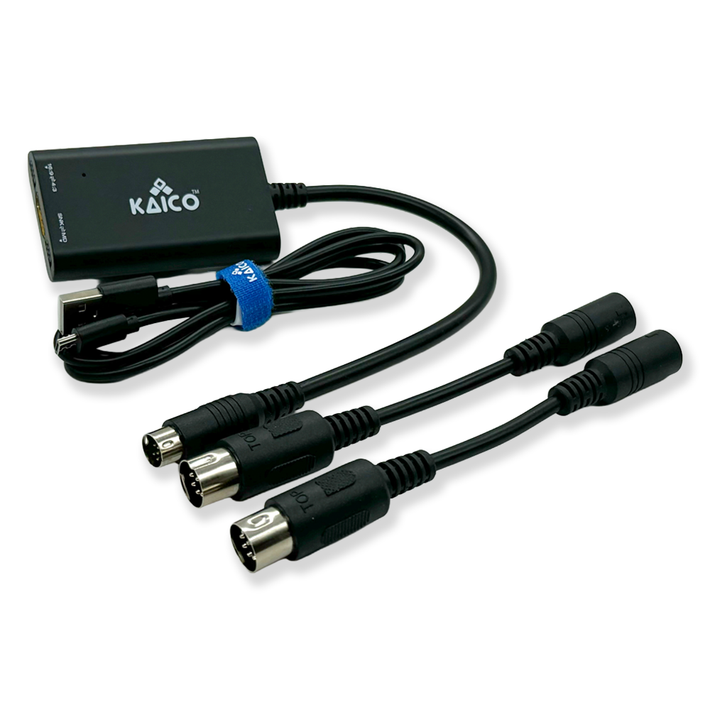 sega genesis & megadrive hdmi converter with microUSB cable